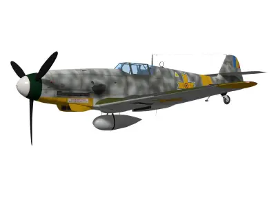 Messerschmitt Bf 109 G2 3D model