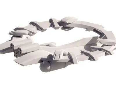 Spaceship-spacecraft-Ultra5 3D model