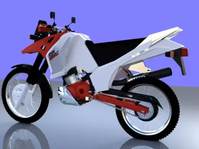 SUZUKI 750 DR Big Completed 3D model