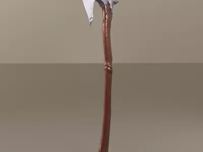 Axe Game Ready  Low-poly 3D model