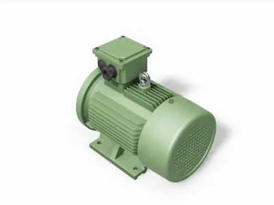 100L B34b Top IEC electric motor - 3D CAD model 3D model