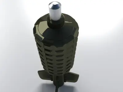 Granatenwerfer military missile 3D model