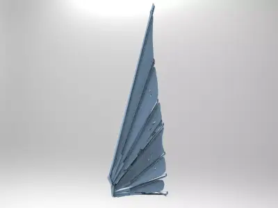 Great Khan Sails Low-poly 3D model