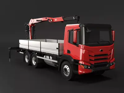 Generic Loader Crane Truck 3D model