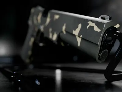 1911 COLT Low-poly 3D model