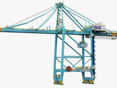  Port Terminal Crane Set 
