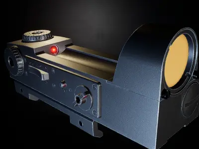 AAA Kobra RDS Game Ready PBR Low-poly 3D model