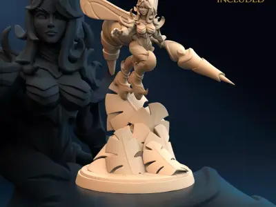 Wasp Warrior Gilded Stinger E 3D print model
