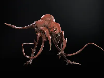 Raptor Low-poly 3D model get