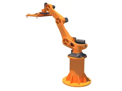 brazo robotico 3D model