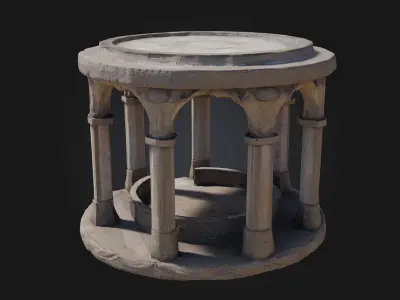Temple of Serenity  A Sacred Refuge of Peace and Balance 3D model