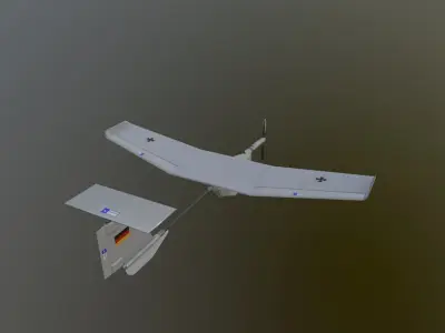UAV EMT Aladin  Low-poly 3D model