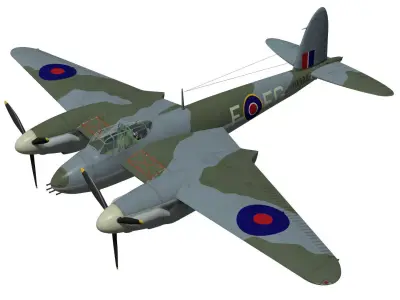 de Havilland DH98 Mosquito MkVI 3D model purchase