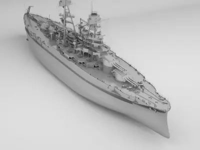 Pennsylvania Class Battleship - USS Arizona  3D model
