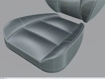Generic Car seat 3D model
