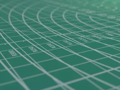 Cutter Mat Low-poly 3D model