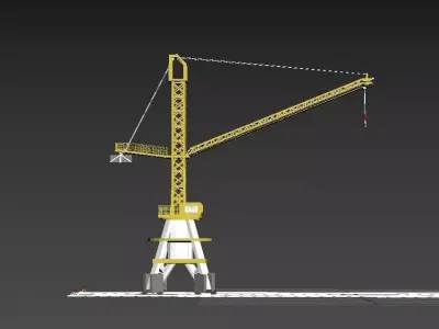 Crane Bk-1000 Free 3D model