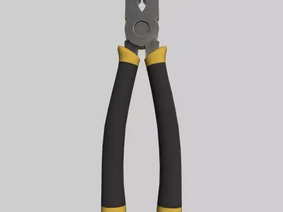 Crowbar Low-poly 3D model get