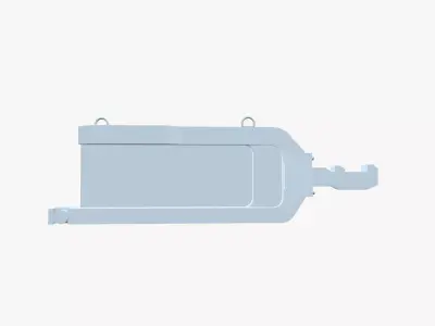 Bearing Chock Low-poly 3D model