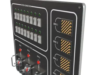 Small Control Panel 1 3D model