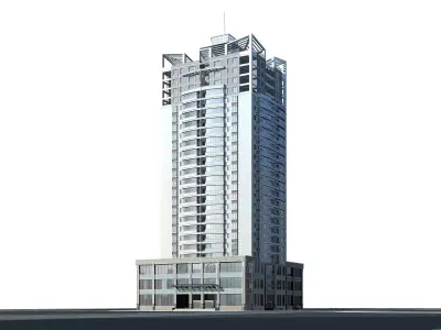 Office Building 3D model 394