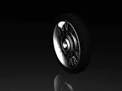 tire motorcycle Free 3D model