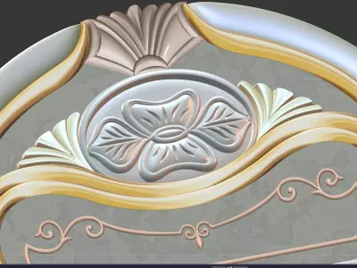 Bed CNC 3d model classic Free 3D print model