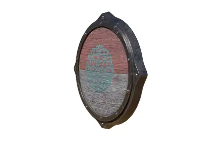 medieval shield 3D model order