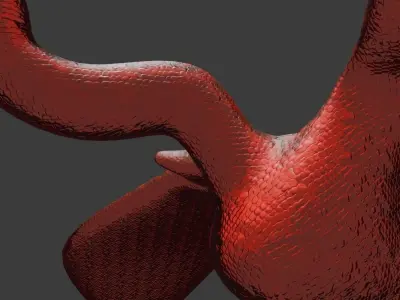 Dragons Free sample Free 3D model