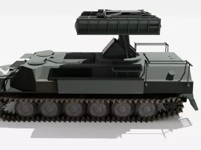 STRELA-SA13 Russian Low-poly 3D model
