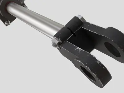 Hydraulic Cylinder 3D model by wh1t3h4ck5
