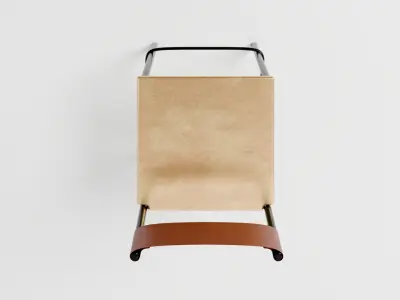 Modern Industrial Chair  High-Quality 3D Model 3D model