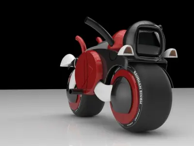 Sci Fi Bike 3D model buy