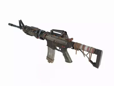 Sci Fi wasteland style rifle 3D model
