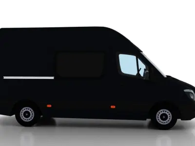 Mercedes Benz Sprinter L2H3 2015 Crew Van EU 3D model