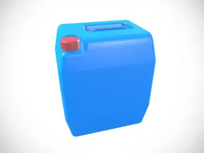 Petrol Can Low-poly 3D model buy
