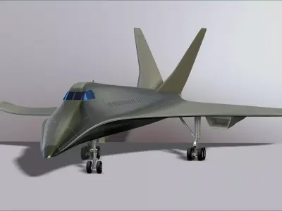Concorde Prototype Aircraft Future   File STL for 3D Printing  3D print model