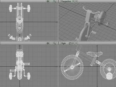 Bicycle - Kid Tricyle 3D model