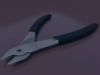Wire Cutter Low-poly 3D model purchase