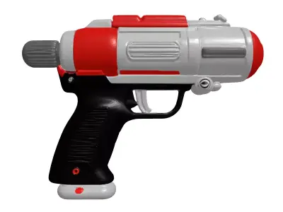 Retro SciFi Ray Gun Blaster 3D model