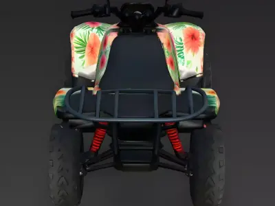 Tropical-Pulse ATV 3D Model Low-poly 3D model