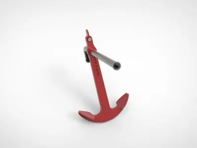 Admiralty Anchor 3D model