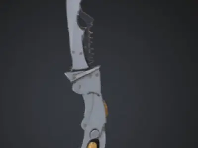 Sharp Decision- Knife model Low-poly 3D model