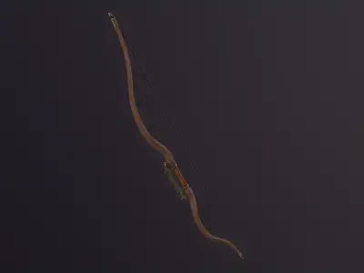 Bow Medieval PBR Low-poly 3D model