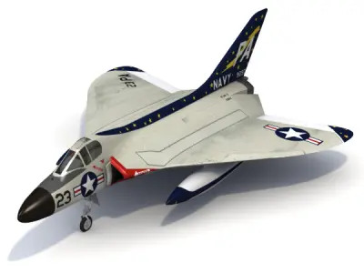 Douglas F4D F-6 Skyray 3D model