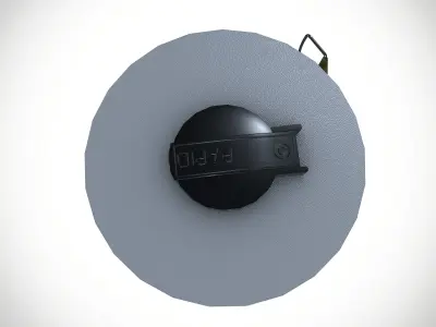 Measurement Tape Low-poly 3D model