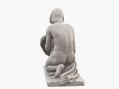 Ganymede with Eagle 3D model