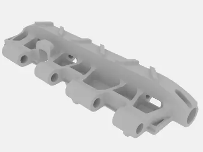 Track link Kgs-725 for Tiger 1 3D model