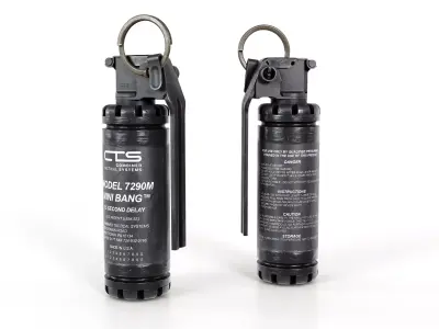 CTS 7290M Mini Flash Bang Grenade Low-poly 3D model