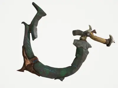Stone Sword Low-poly 3D model purchase